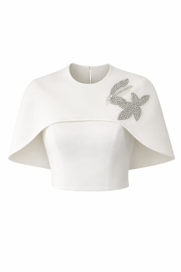 CAPE BRIDAL GOWN - 8