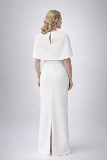 CAPE BRIDAL GOWN - 4